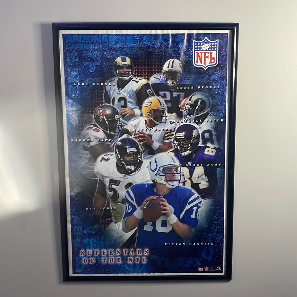 NFL Football Poster Superstars Of The NFL